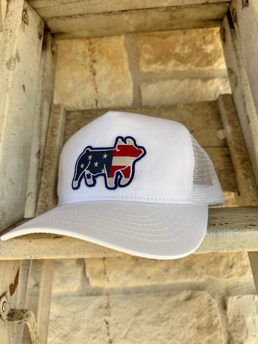 Patriotic Pig Cap - RTS