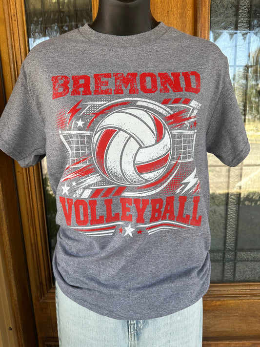Bremond Volleyball Tee - 3 Colors