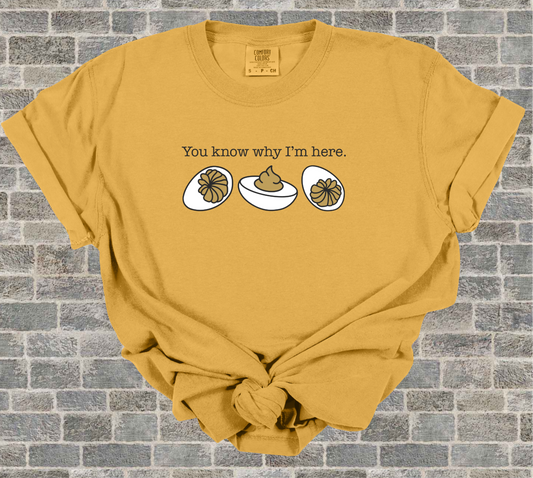You Know Why I'm Here Tee - CC