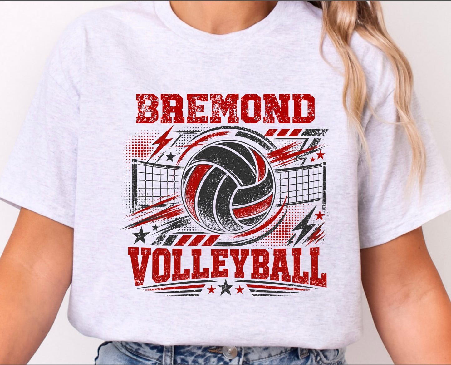Bremond Volleyball Tee - 2 Colors