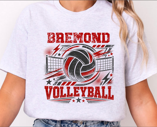 Bremond Volleyball Tee - 2 Colors