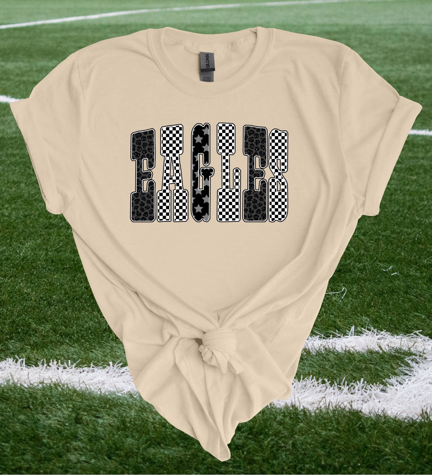 Multi-Print Eagles Tee - 2 Color Options