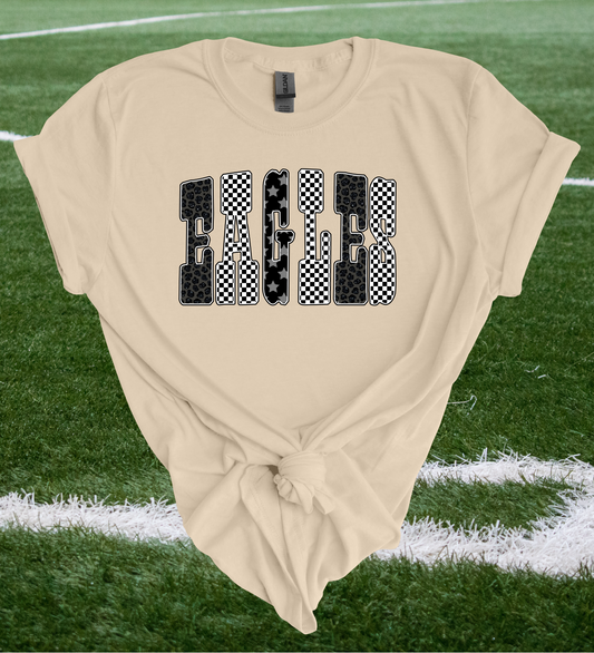 Multi-Print Eagles Tee - 2 Color Options