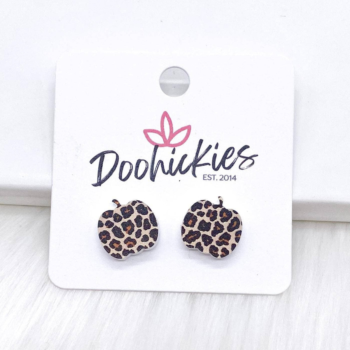 Pumpkin Studs - Leopard