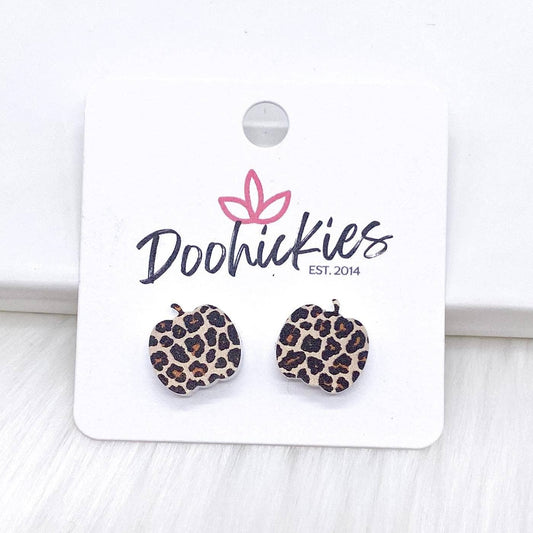 Pumpkin Studs - Leopard