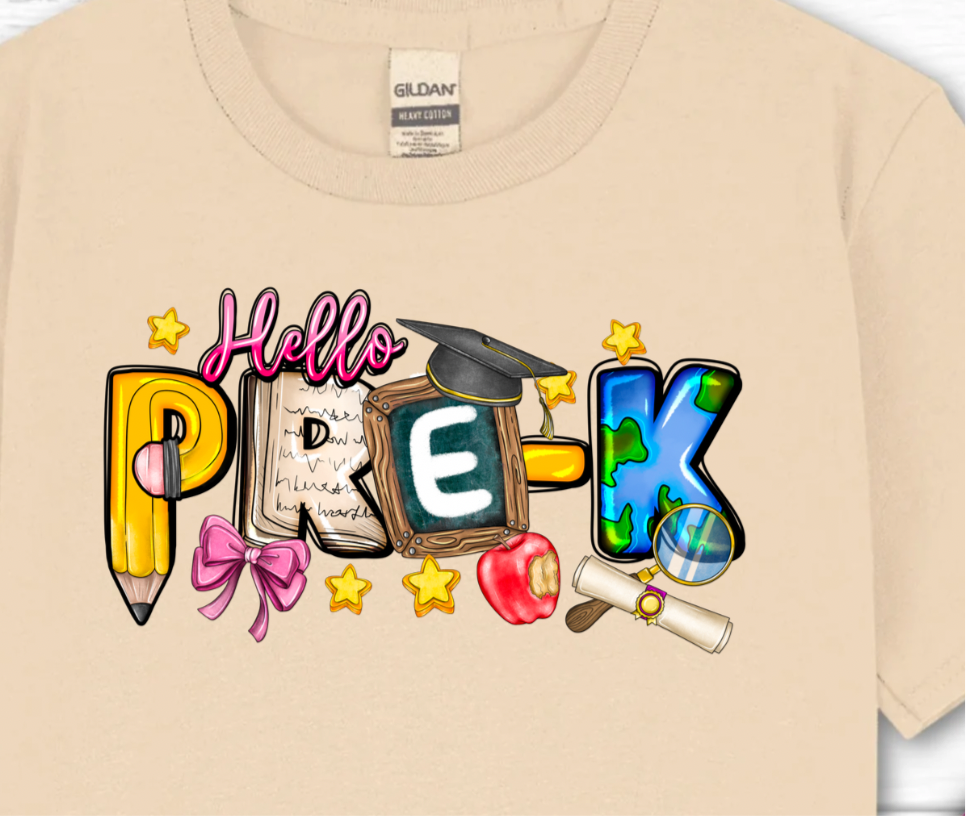 Hello Pre-K Tee