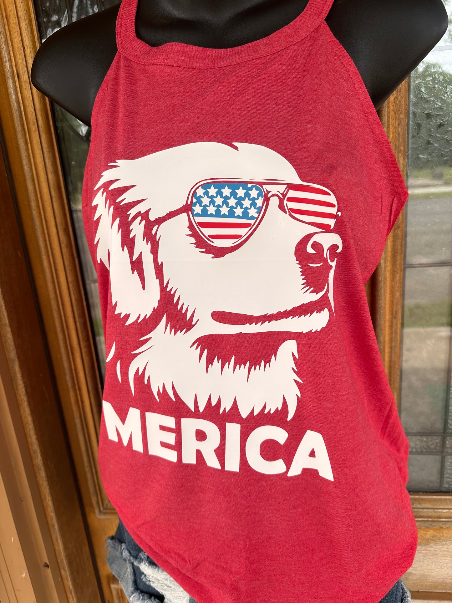 Merica Retriever Tank or Tee