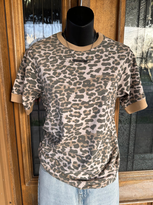 Tan Cheetah Top