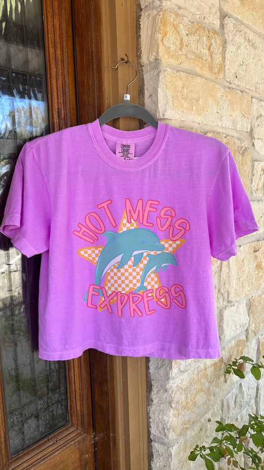 Hot Mess Express Cropped Tee