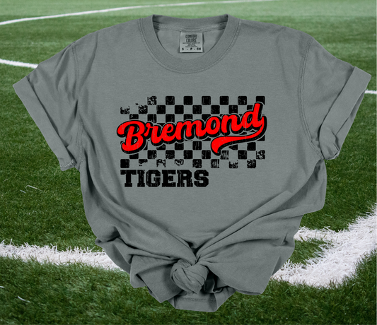 Bremond Tiger Checker Tee -CC