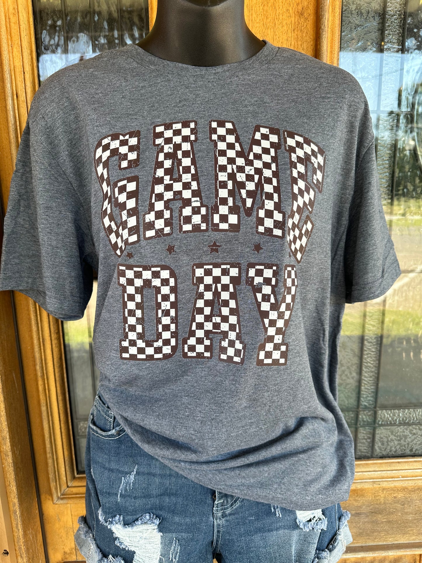 Checkered Game Day Tee