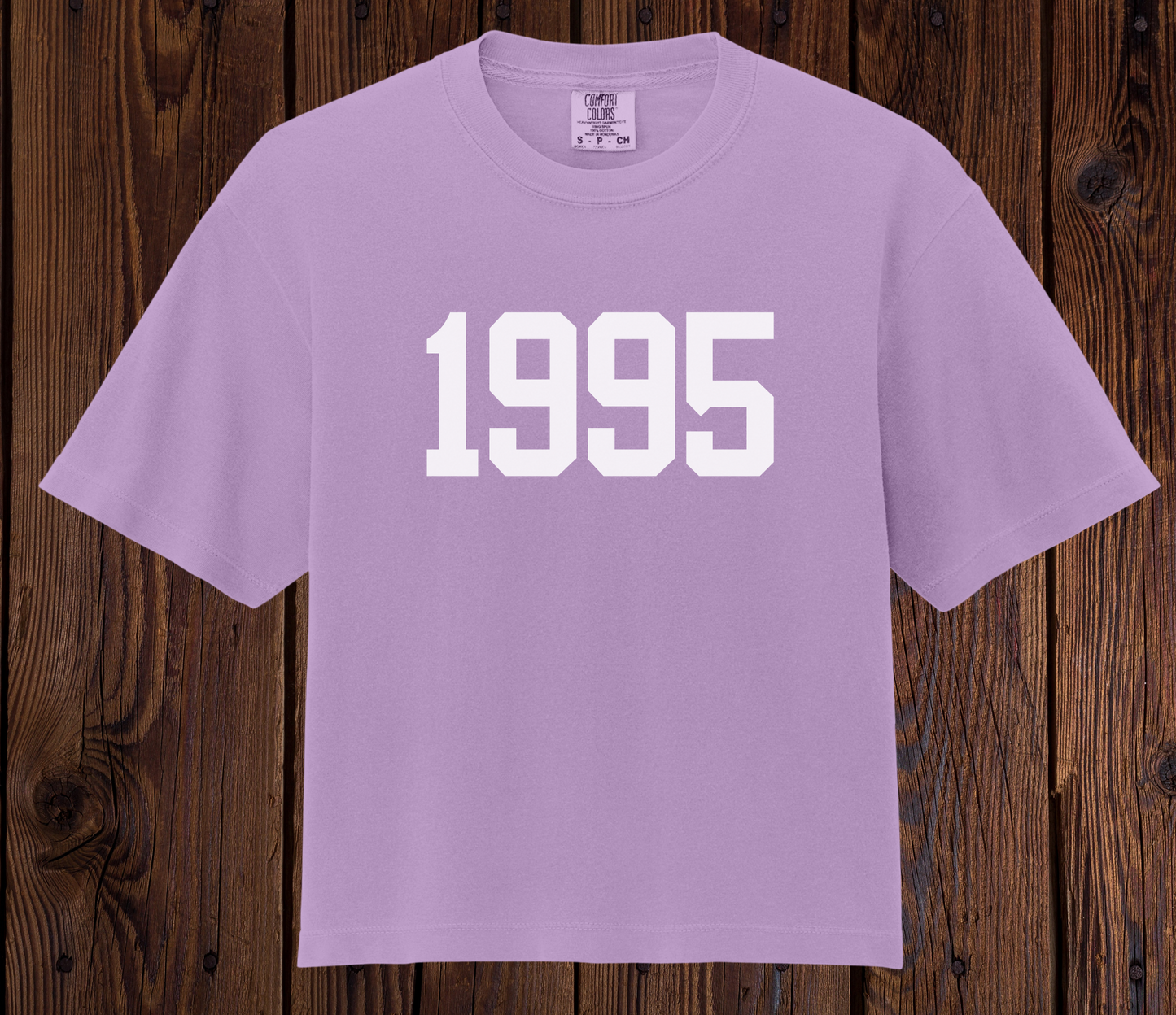 Year Cropped Tees - White Writing