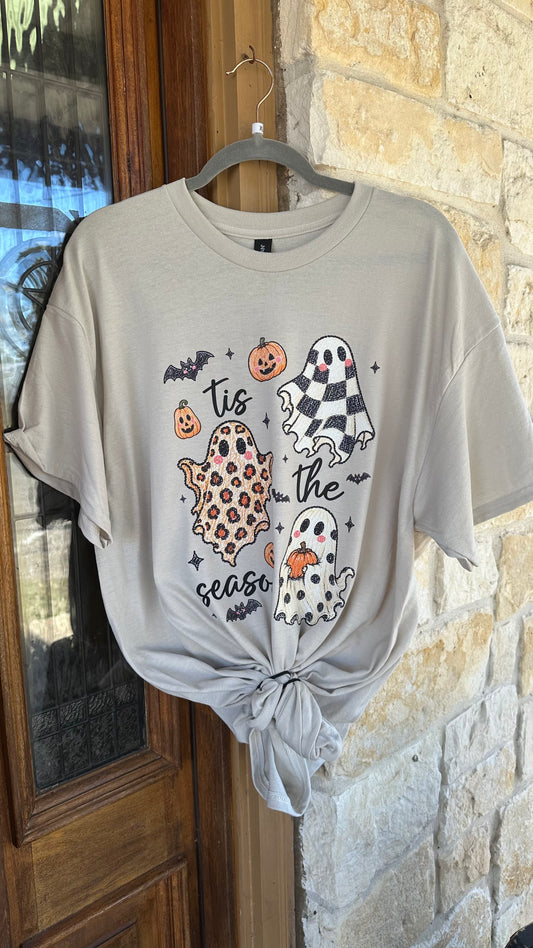 Tis The Season Ghosts Tee