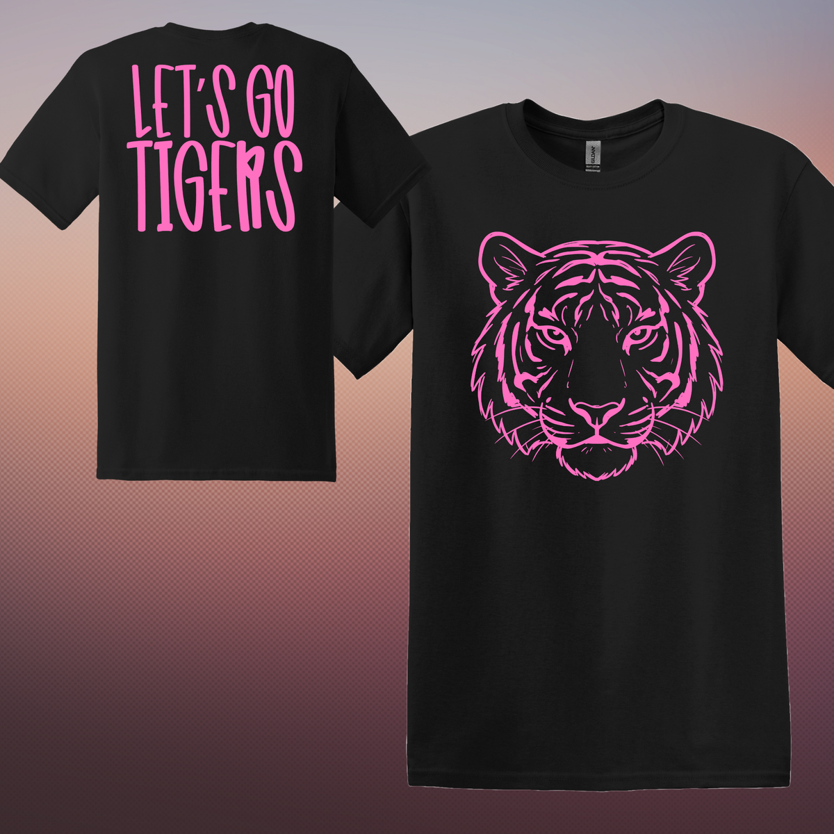 Let’s go Tigers Tee - Front and back