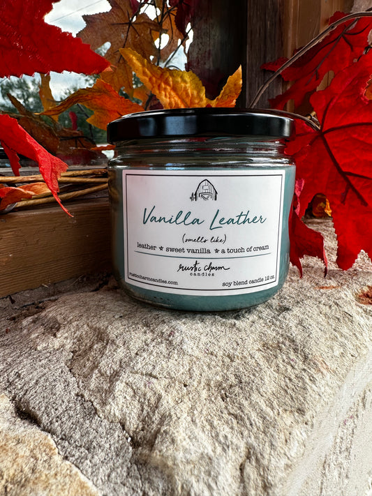 Vanilla Leather - Candle