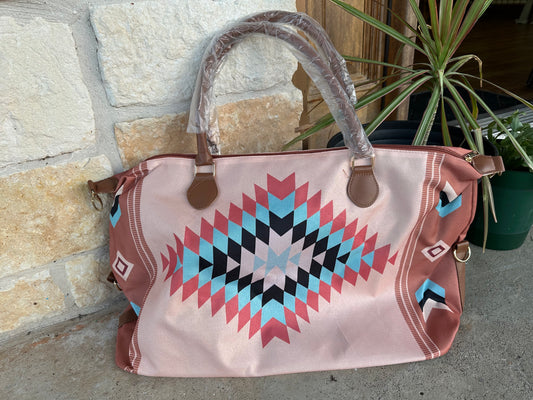 Western Tan Weekender Bag