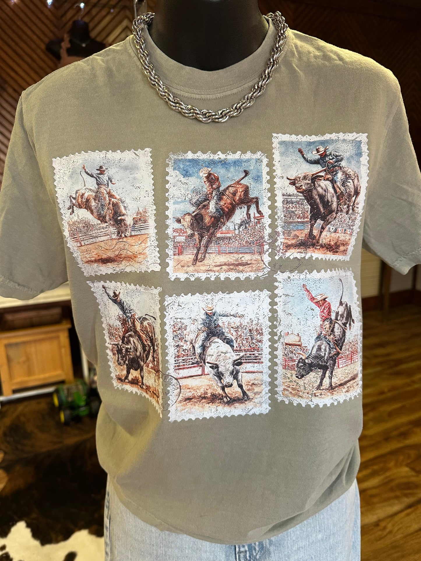 Western Postage Tee - Bull