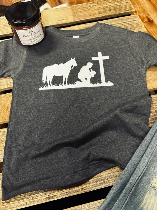 Kneeling Cowboy Tee - Made To Order