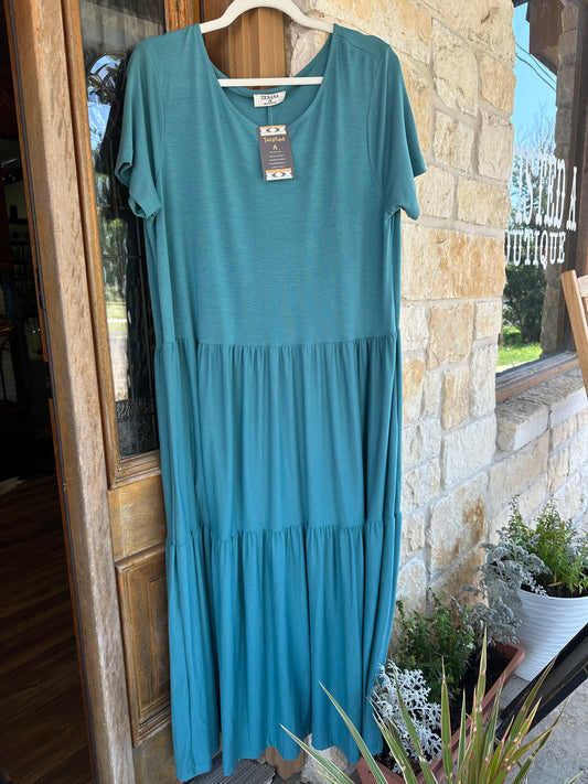 Dusty Teal Dress
