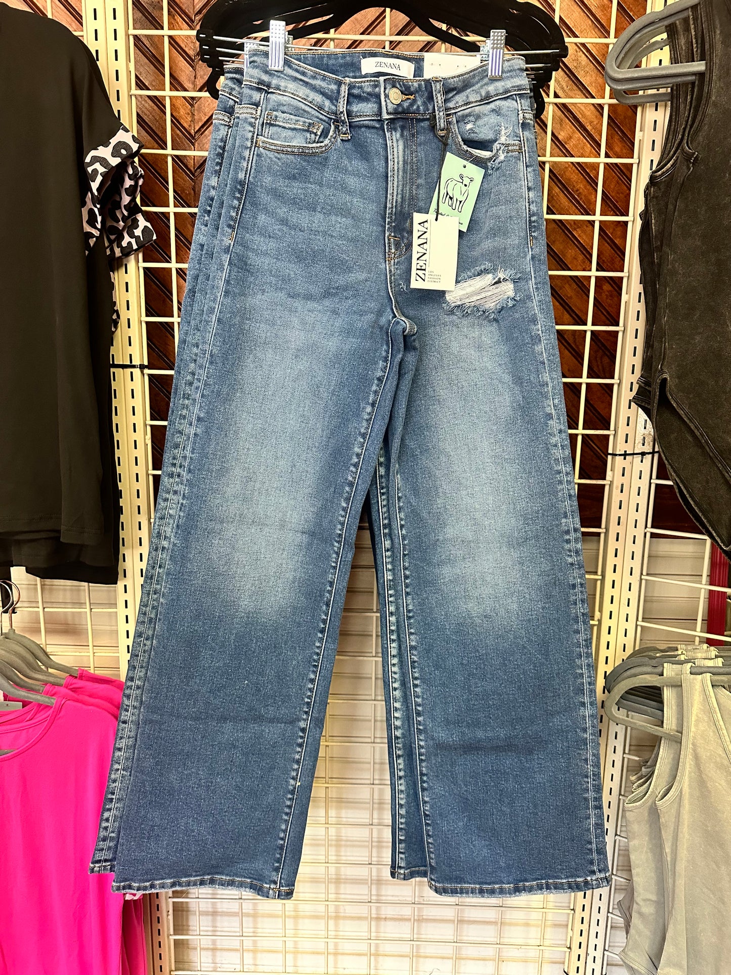 Mary Ann’s High Waisted Straight Leg Jeans