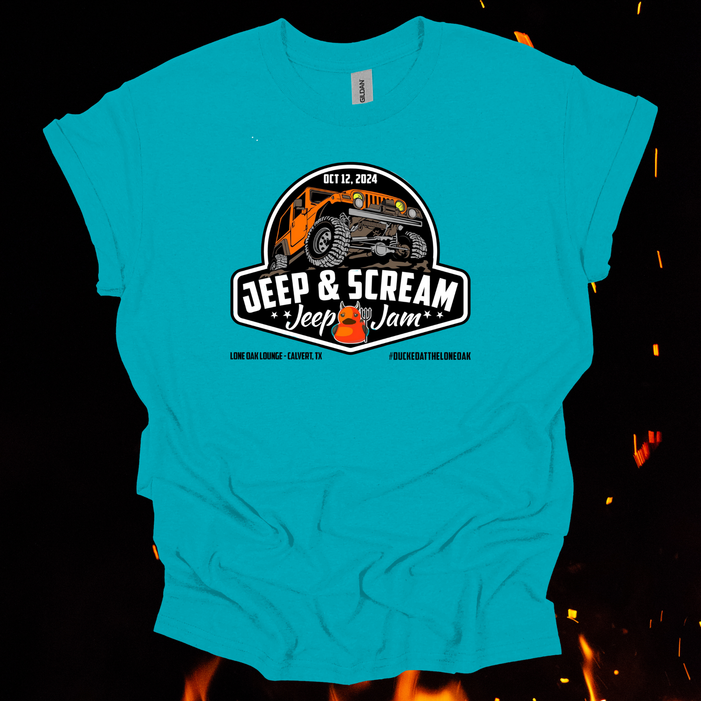 Jeep Jam Tee - 7 Color Options - shirts will now be in after event