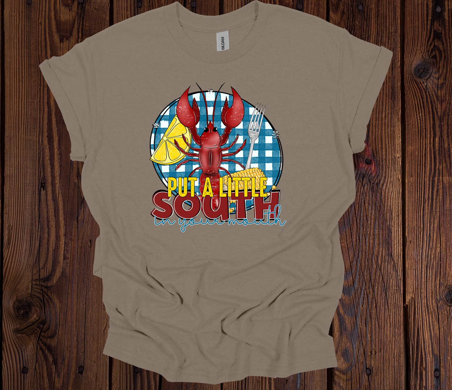 Put A Little South in Your Mouth Tee - 3 Color Options