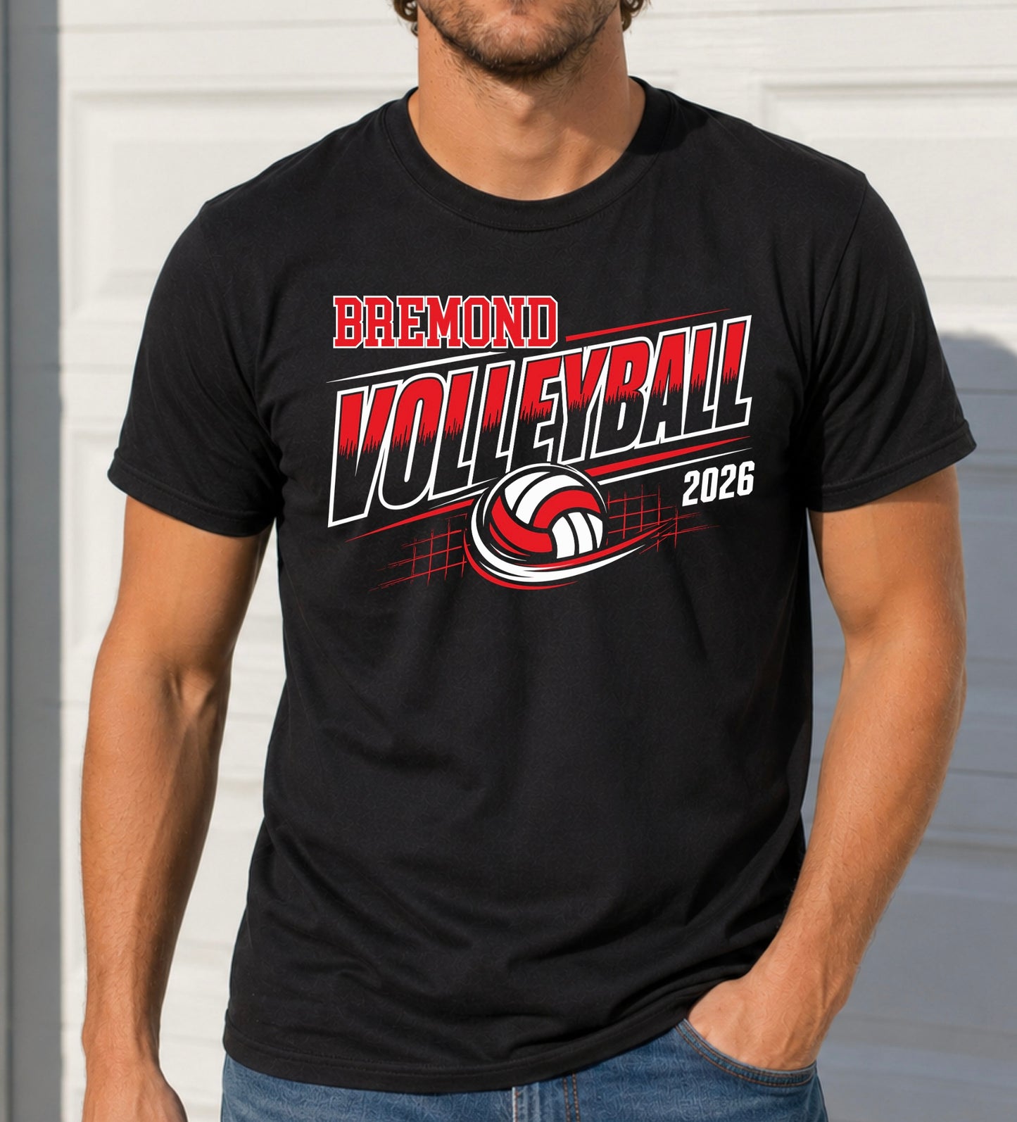 2026 Bremond Volleyball Tee