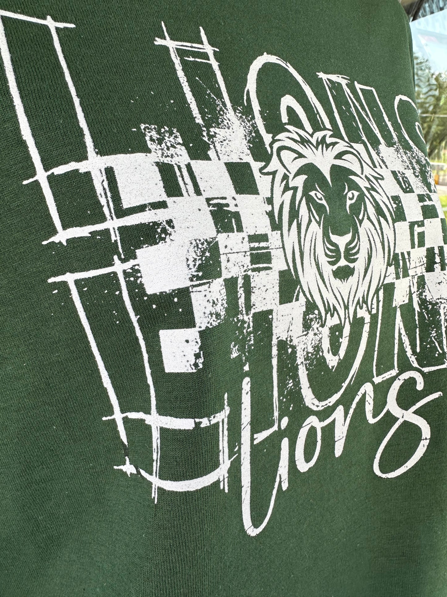 Checkered Lions Tee