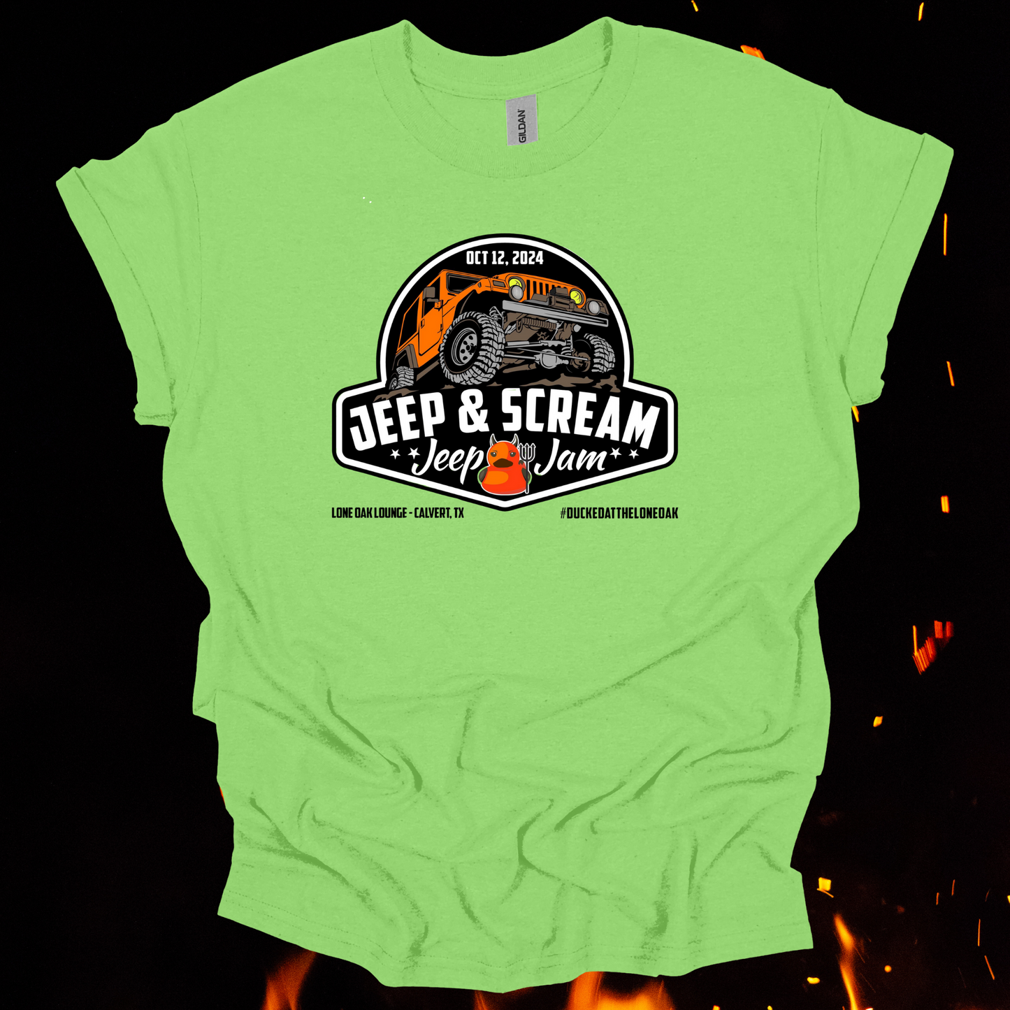 Jeep Jam Tee - 7 Color Options - shirts will now be in after event