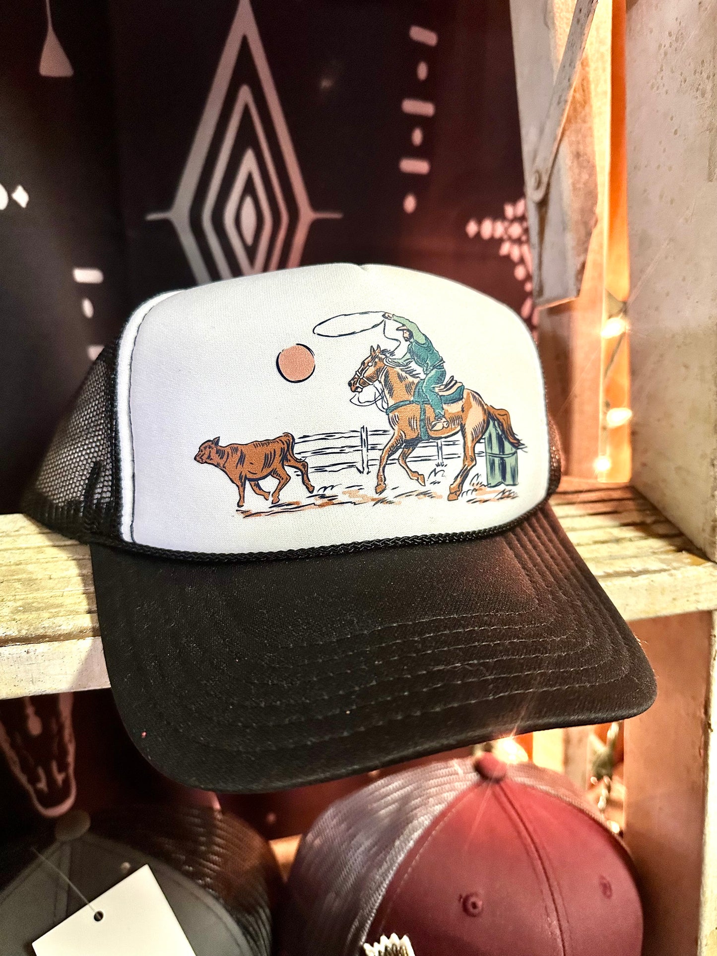 Rope’em Cowboy Cap