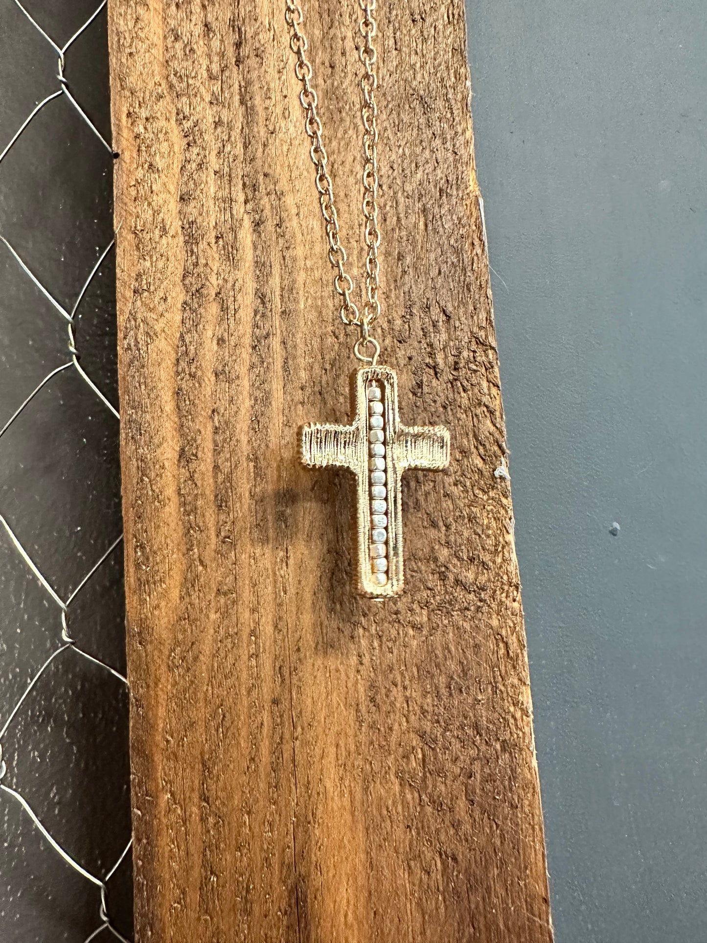 Gold Cross Necklace