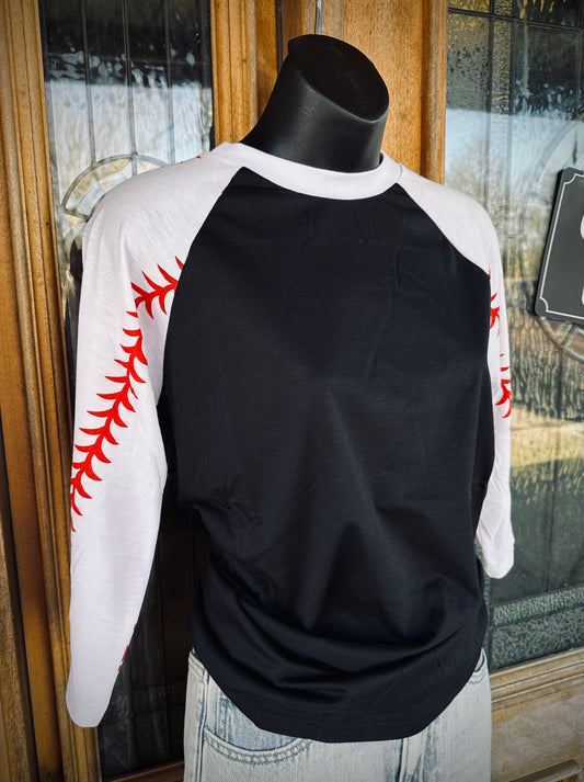 Baseball Sleeve Raglan Tee