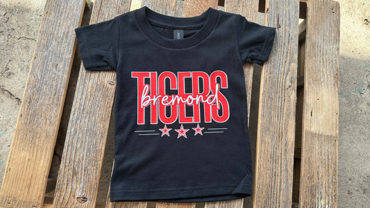 Bremond Tigers Starry - Black