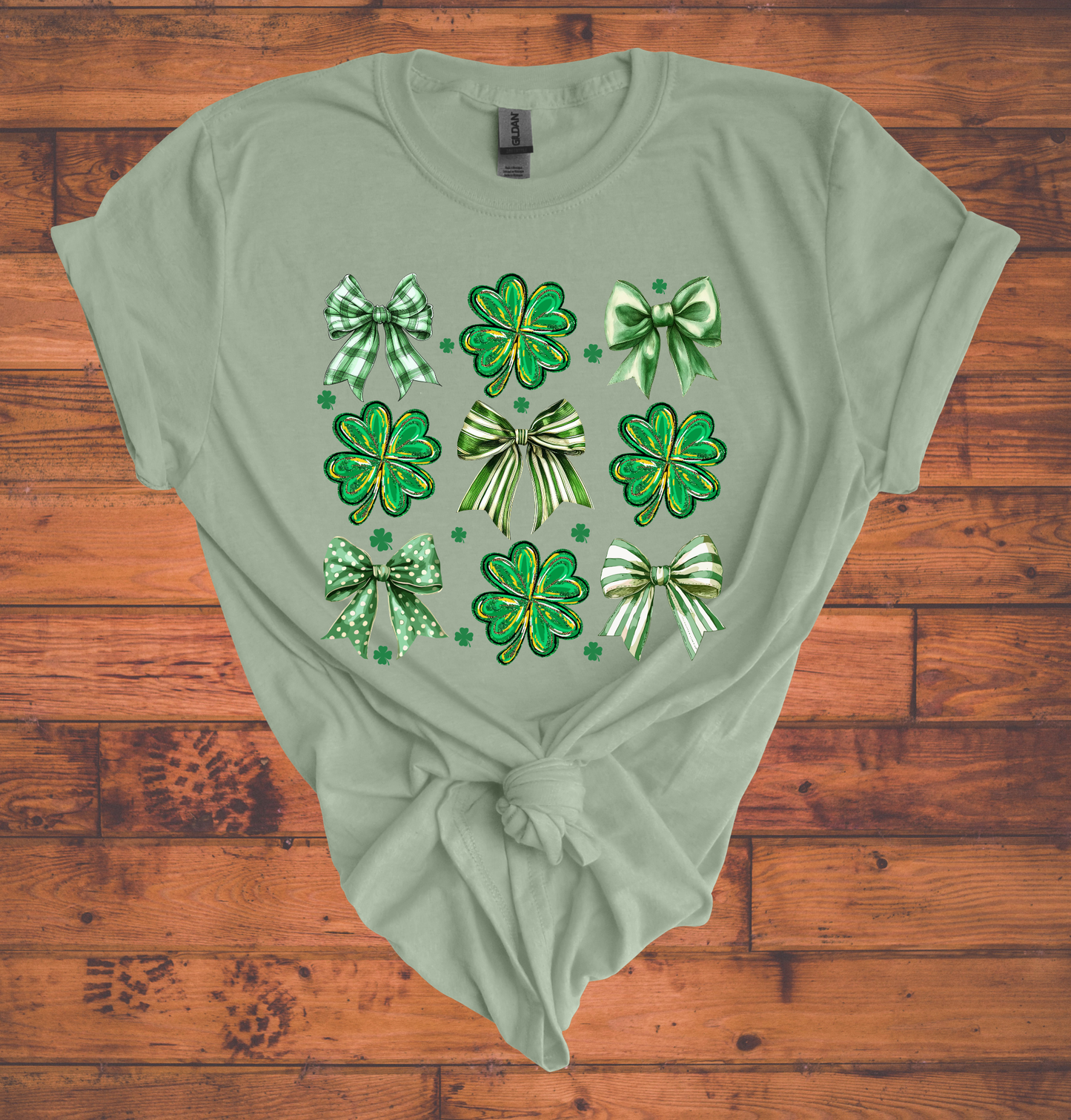 Shamrocks & Bows Tee