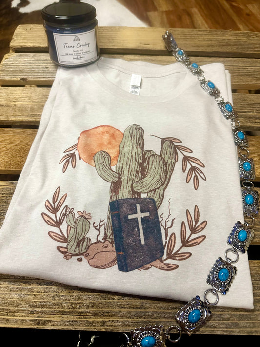 Bible Cactus Tee - Made to Order