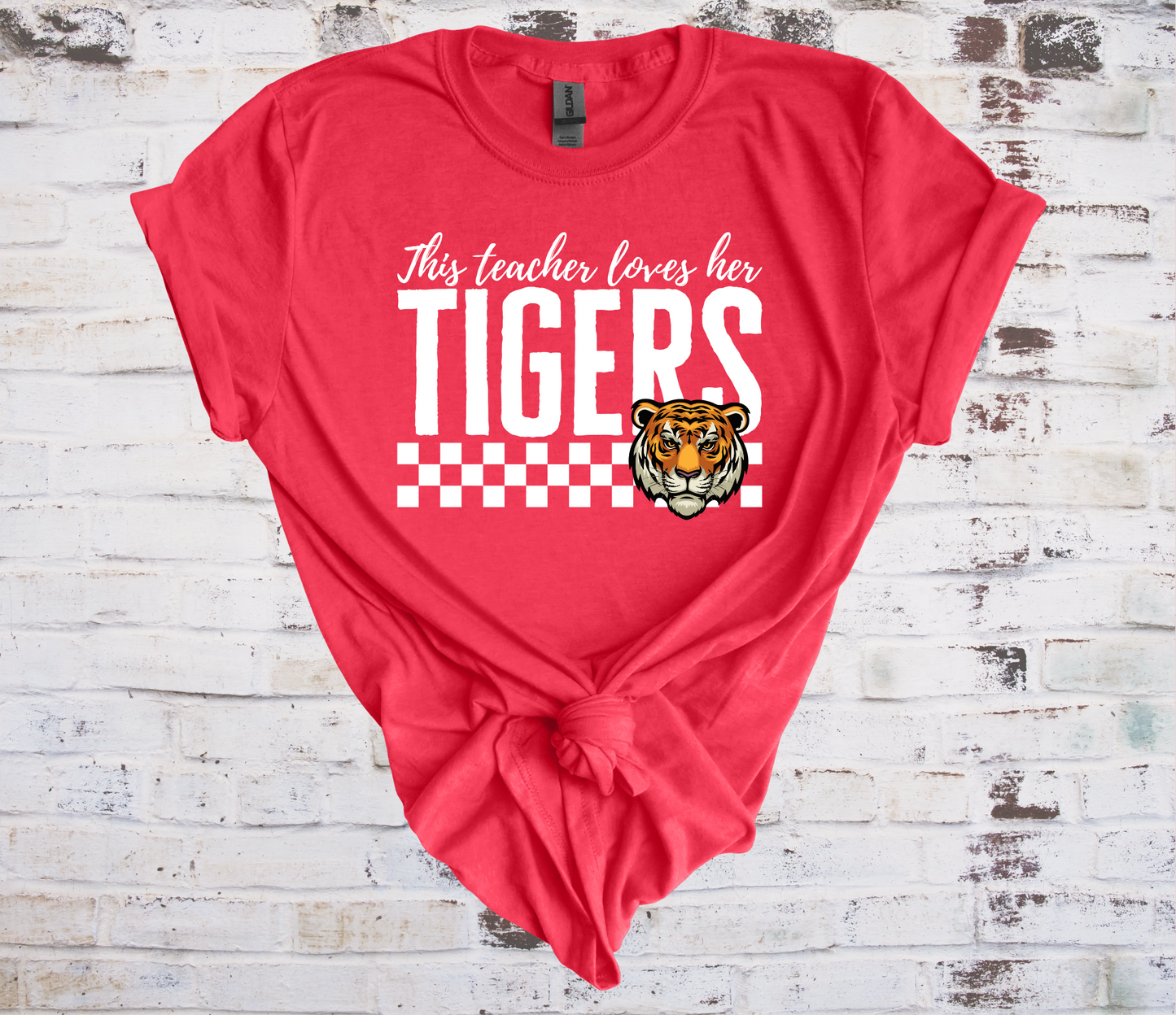 This Teacher Loves Her Tigers Tee