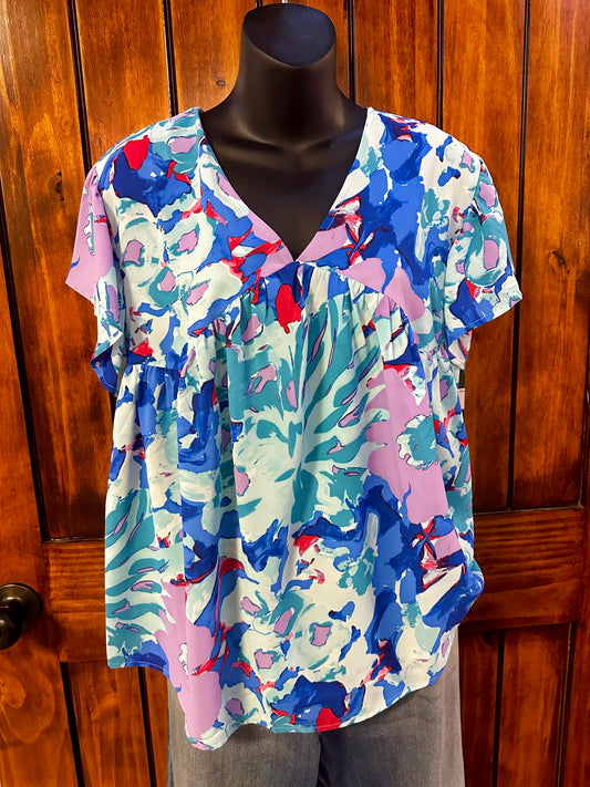 Abstract Blouse - MN