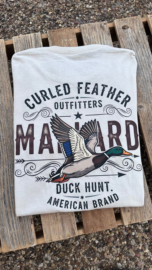 Curled Feathers Duck Tee