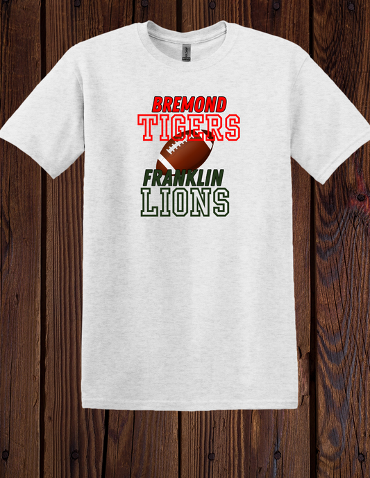 Tigers/Lions Vintage Football Tee