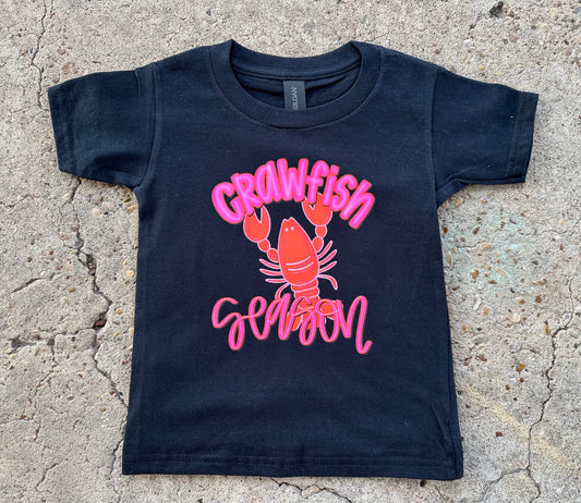 Neon Crawfish Season Tee