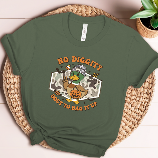 Mallard Halloween Hunting Kids Tee
