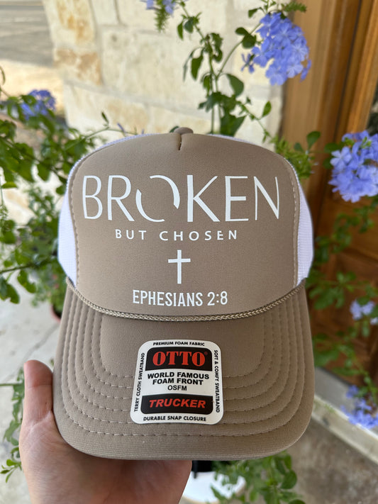 Broken But Chosen Trucker Cap
