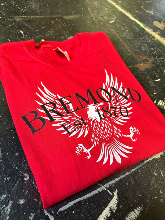 Bremond Eagle Tee - Red