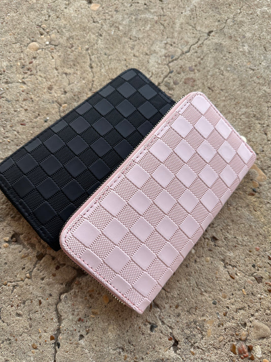 Checkered Wallet
