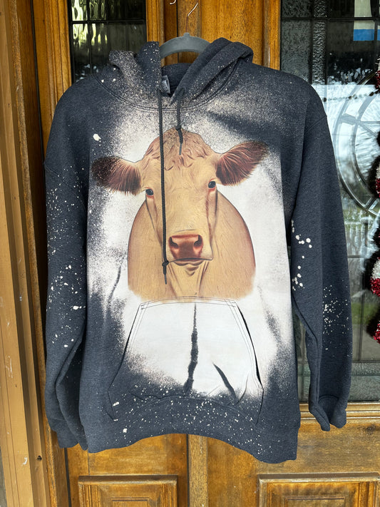 Charolais Bleached Hoodie - Made to Order