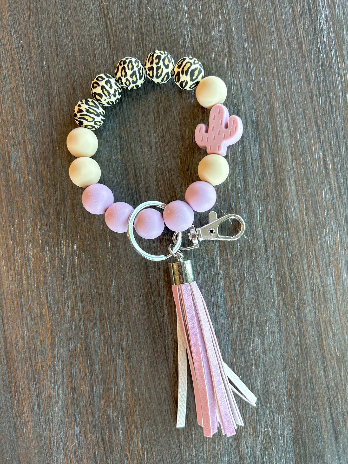 Cactus Western Keychain: Green