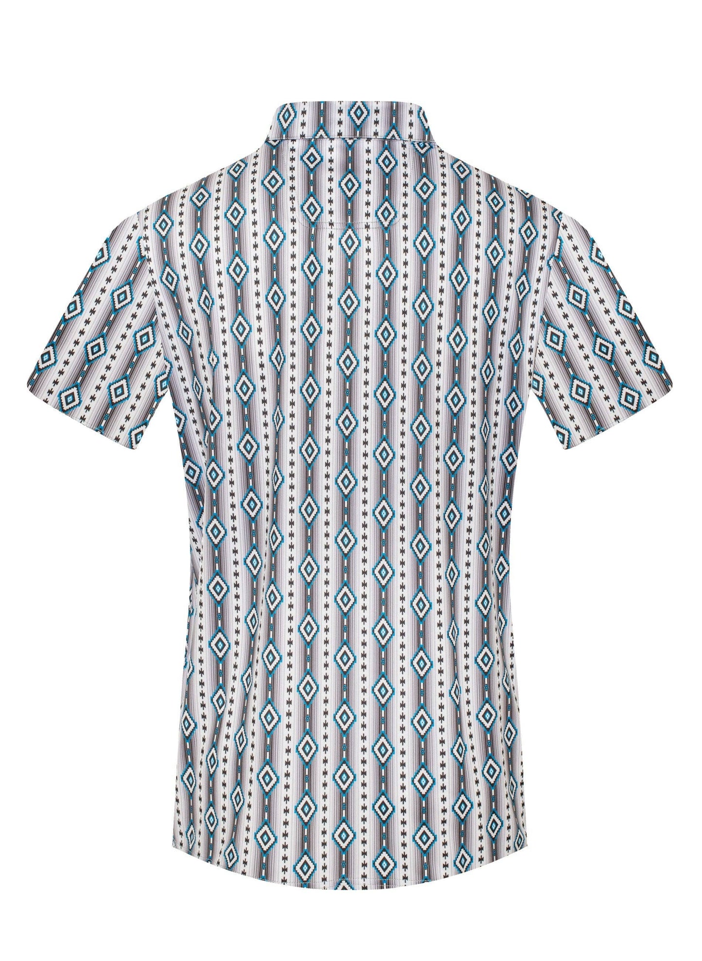 Sterling's Short Sleeve Modal Printed Polo Shirt